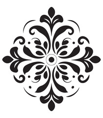 Vector circular mandala for henna ,tattoo decoration decorative frame vector