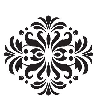 recommend clip art: Round flower pattern, Circular ornament design element,eps,cricut,cut file