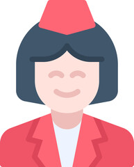 Stewardess Icon