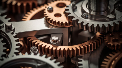 gear mechanism close up