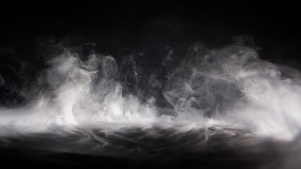 Abstract smoke on a dark background