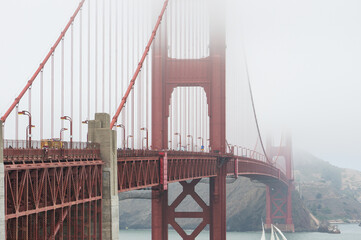 The Misty Golden Gate Bridge