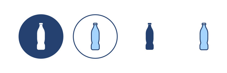 Bottle icon vector. bottle sign and symbol - obrazy, fototapety, plakaty