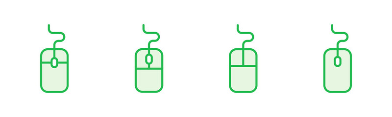Mouse icon set. click icon vector. pointer icon vector.