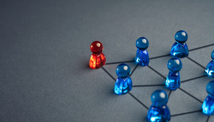 The connection of the leader and his employees in the team. Distribution of inheritance. Project...