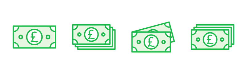 Money icon set. Money vector icon.