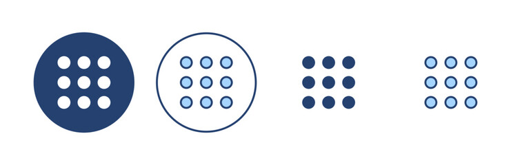 Menu icon vector. web menu sign and symbol. hamburger menu symbol