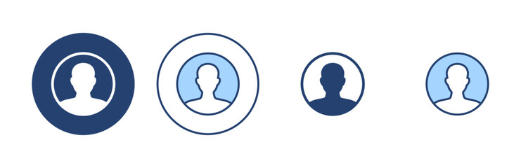 User icon vector. person sign and symbol. people icon.