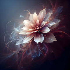Obraz premium abstract background with flowers