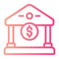 bank gradient icon