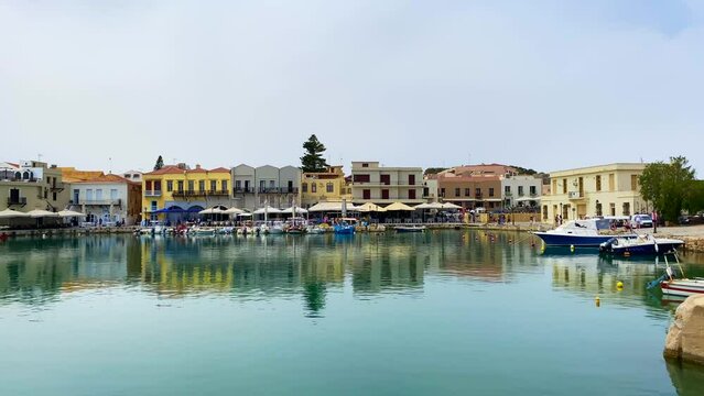 Hafen von Rethymnon, Insel Kreta, Griechenland 