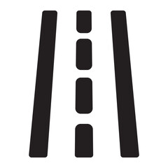 road glyph icon