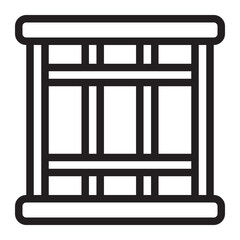 prison line icon