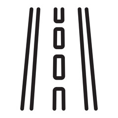 road line icon