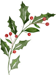 christmas, holiday, watercolor,cute, 