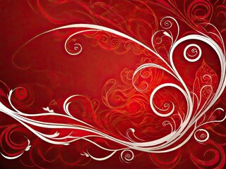 Abstract Valentine's day and Women's Day wavy illustration, modern poster