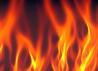 Flames with copy space