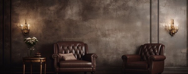 A realistic and well-composed image capturing the elegance of a high-end wall texture, emphasizing...