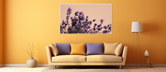 Lilac in room with neutral background