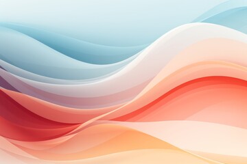 Soothing pastel winter lines background in abstract design with elegant color palette