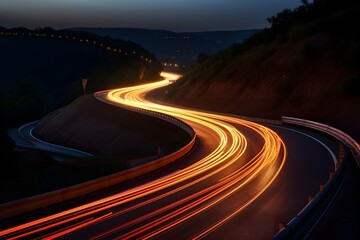 Orange sport car isolated