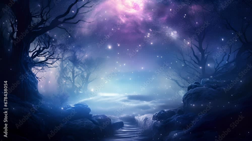 Poster in the misty and mystical twilight hours the sky was alive with a sonic boom of crystalline singing 