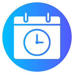 deadline gradient icon