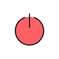 Power icon set illustration. Power Switch sign and symbol. Electric power