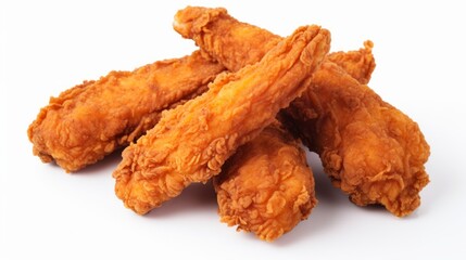 Chicken legs on the white