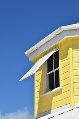 Close-up of a traditional bajan house in Holetown, Barbados