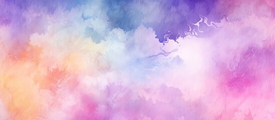 Watercolor background with retro grunge design Creative pattern