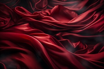 Obraz premium Flag of china waving proudly on independence dayPatriotic fabric texture background with copy space.
