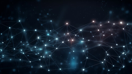 Futuristic abstract Waving Particle Technology Background Design