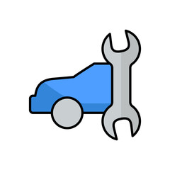 Car Service Icon Vector Illustration