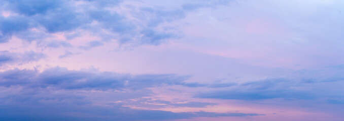 Naklejka na ściany i meble Cloudscape panorama with dramatic light