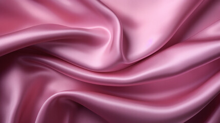 Obraz premium Pink silk texture. Soft waves.
