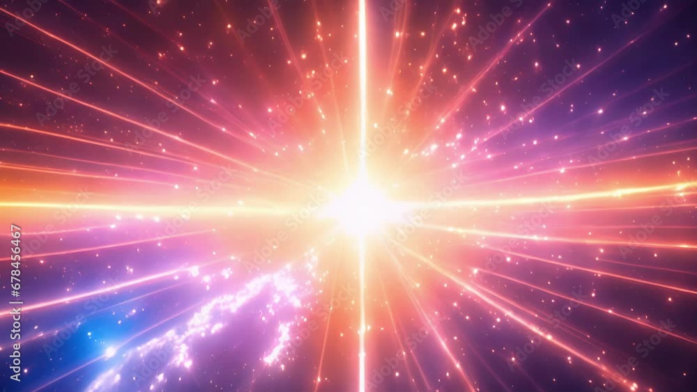 Poster sudden burst light energy, mirage transforms into vibrant astral explosion, with each symbol constel