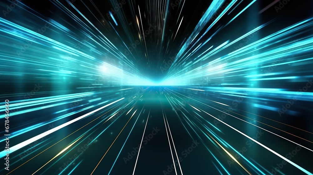 Poster technology, abstract digital matrix particle flow ,industrial laser splash on abstract background. d