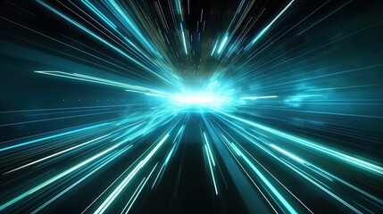  Technology, Abstract digital matrix particle flow ,Industrial Laser splash on abstract background. digital data connection, technology concept background .Generative AI