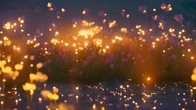 camera zooms viewers taken journey through field stunning zodiac blooms, each glowing with radiant energy. flowers seem pulsate shimmer, reflecting intensity passion fire signs,