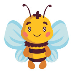 cute bee cartoon