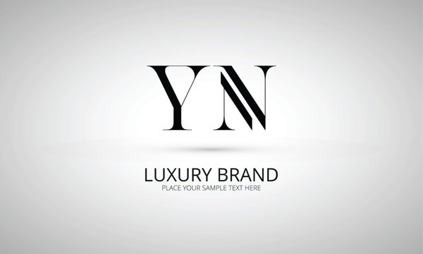 YN Y yn initial logo | initial based abstract modern minimal creative logo, vector template image. luxury logotype logo, real estate homie logo. typography logo. initials logo