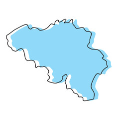 detailed belgium map, detailed belgium vector, belgium outline, belgium