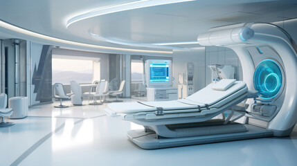 Futuristic healthcare architecture and design
