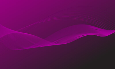 purple business lines curve waves smooth gradient abstract background