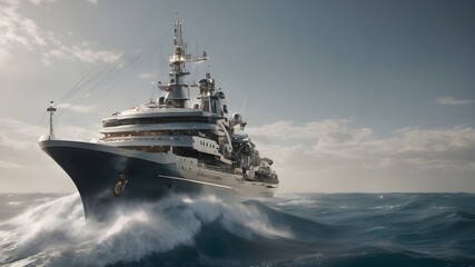 Obraz premium Ship Background Very Cool
