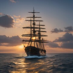 Obraz premium Ship Background Very Cool