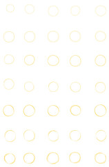 Gold Round Frame Set