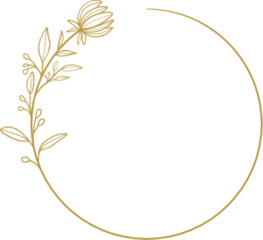 Obraz premium floral frame