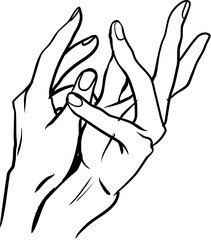 hand gesture